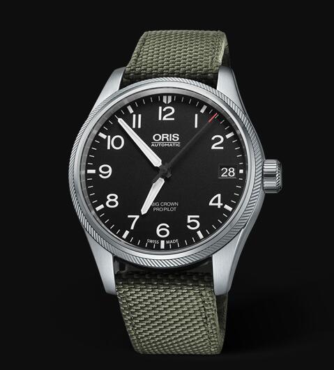 Review Oris Aviation Big Crown Propilot Big Date 41MM Replica Watch 01 751 7697 4164-07 5 20 14FC